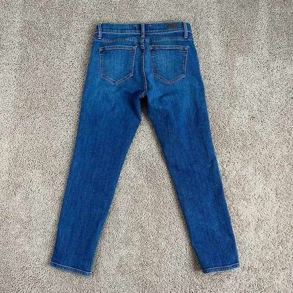 Principle Denim Innovators Honor Medium Wash Low Rise Skinny Leg Crop Jeans 27 - Picture 3 of 7